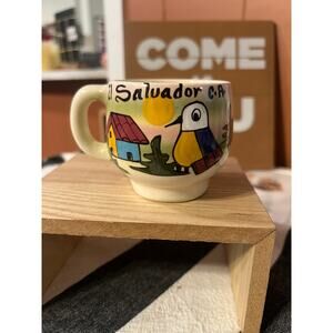 Handpainted "El Salvador C.A." MUG